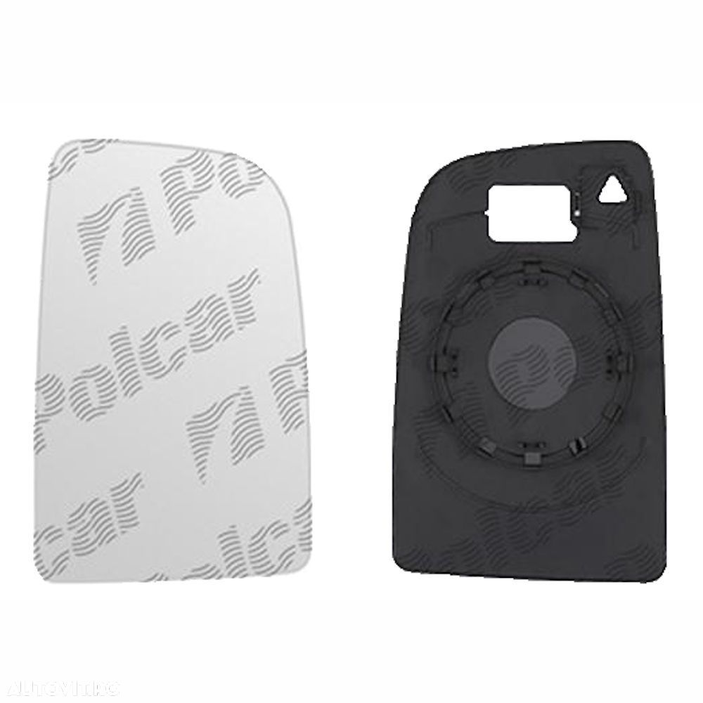 Geam oglinda exterioara cu suport fixare Mercedes Sprinter 2524, 07.2018, Vw Crafter, 12.2017, partea Dreapta, sticla convexa; superior; pentru oglinzi fara detectie unghi mort, doar pentru oglinzi View - 1