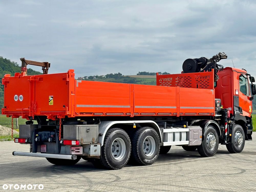 Renault C 430 * WYWROTKA 6,80m * HIAB X - HIDUO 188 ES-4 / 8x4 - 7
