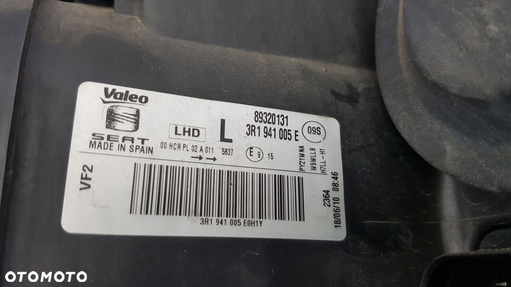 seat exeo lampa lewy przód eu - 8