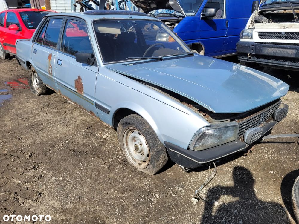 peugeot 505 maska zderzak lampa grill błotnik drzwi zbiornik paliwa szyba lusterko klamka klapa - 1