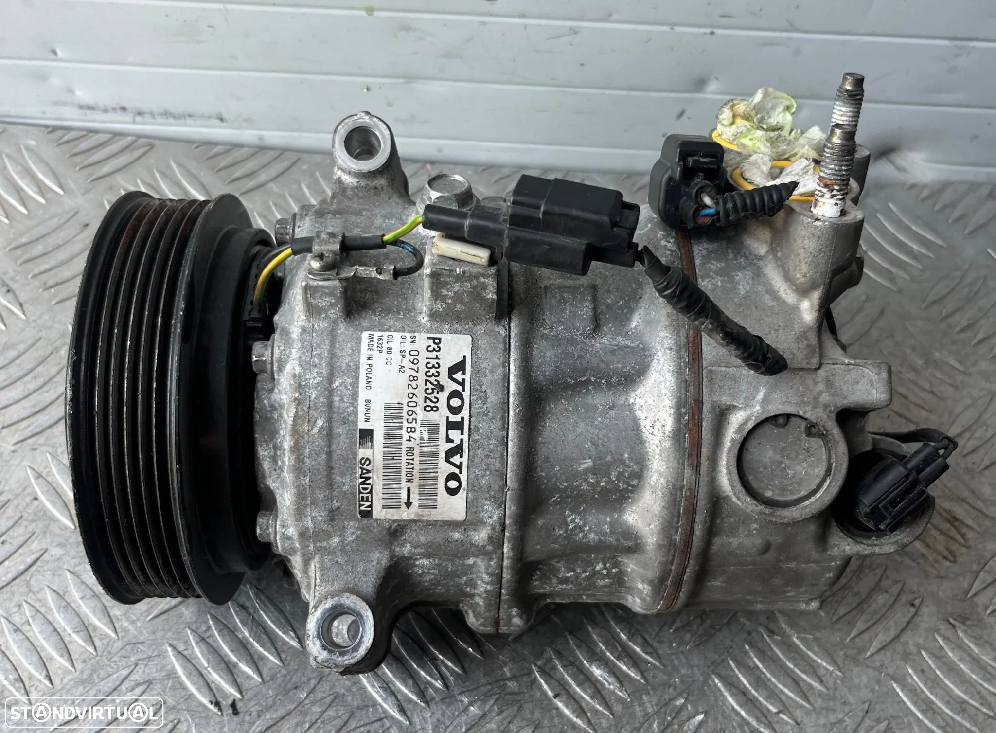Compressor Ar Condicionado Volvo XC60 I Ref: P31332528/D4204T4 - 4
