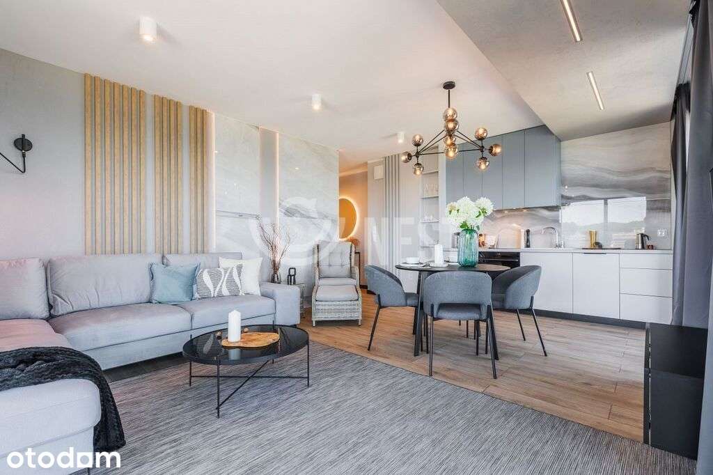 Pięknie wykończony apartament z widokiem na morze