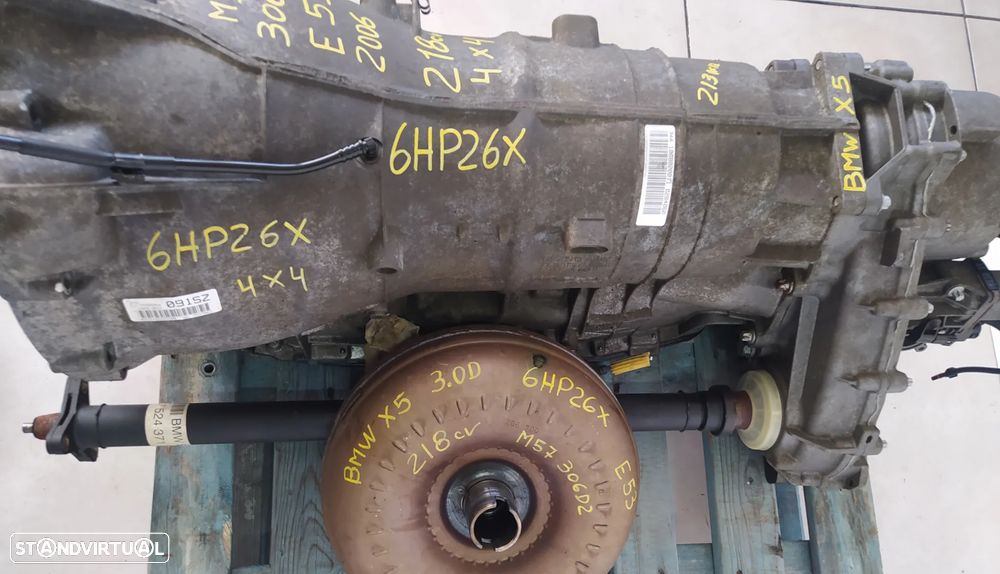 caixa automatica Bmw X5 3.0D xdrive 6HP26X 4x4 M57 306D2 218cv - 3