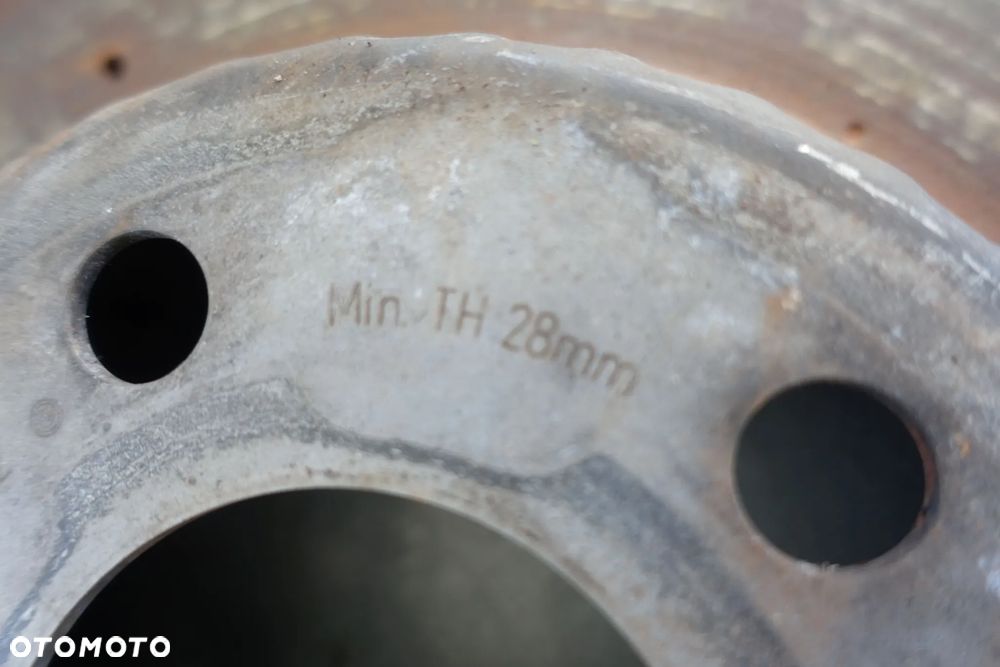 TARCZE HAMULCOWE PRZÓD MERCEDES W205 17r. 28mm c klasa ORYGINAŁ - 4