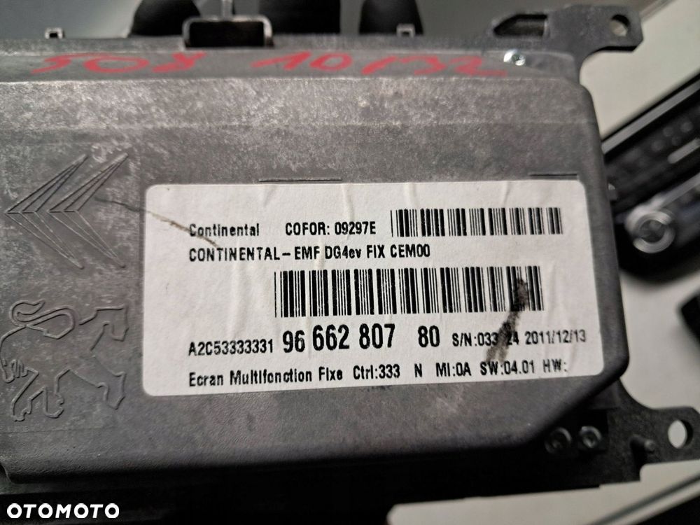 peugeot 508 radio navi tablet monitor wyświetlacz nawigacja - 10