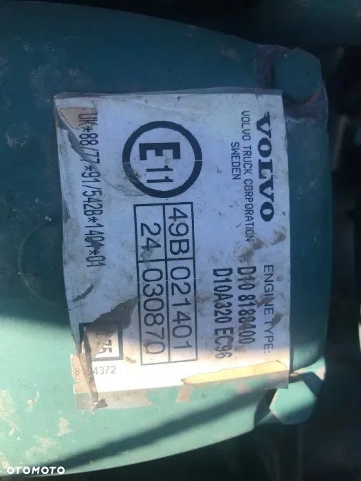 Silnik VOLVO FM10 FL10 D10A320 rok 1998 - 2