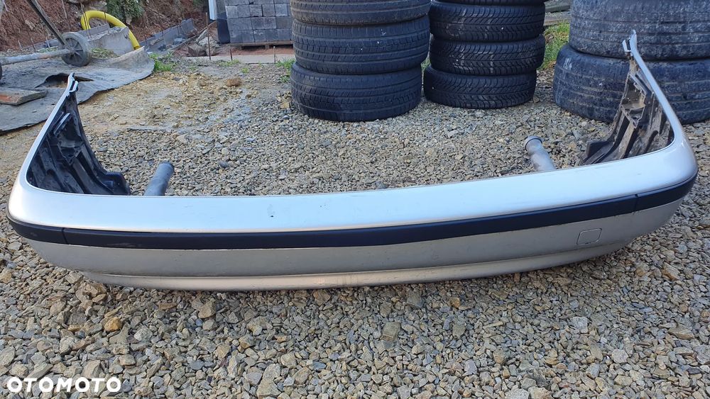 BMW E39 ZDERZAK TYŁ TYLNY LISTWY BELKA ABSORBER ODBOJE PRZEDLIFT SREBRNY - 1