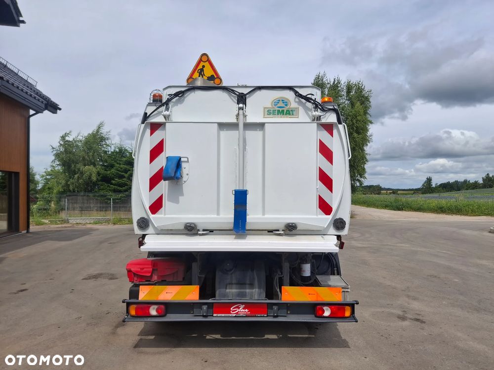 Renault Midlum 220 Zamiatarka Johnston VS500 2 Silniki Szczotki L/R Obie Strony - 4