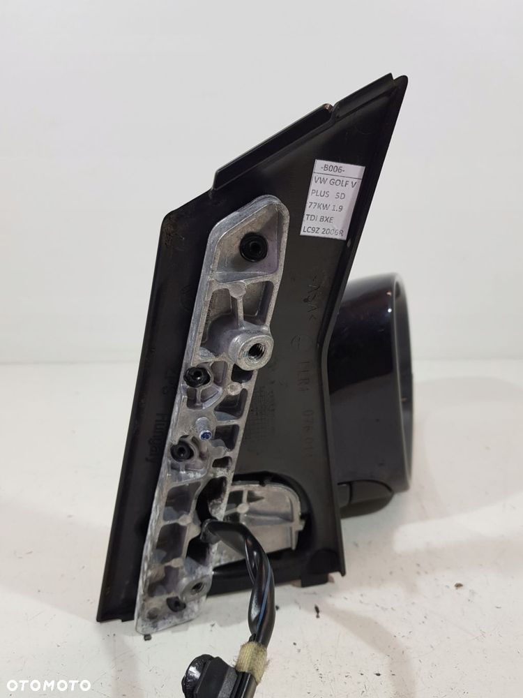 lusterko prawe 010836 vw golf v plus lc9z eur 6pin - 8