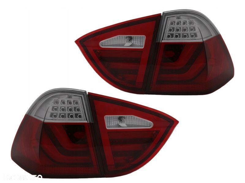 Lampy tylne kpl Led Bar Neon Tuning Red Bmw 3 e91 kombi touring 2004-2008 - 6