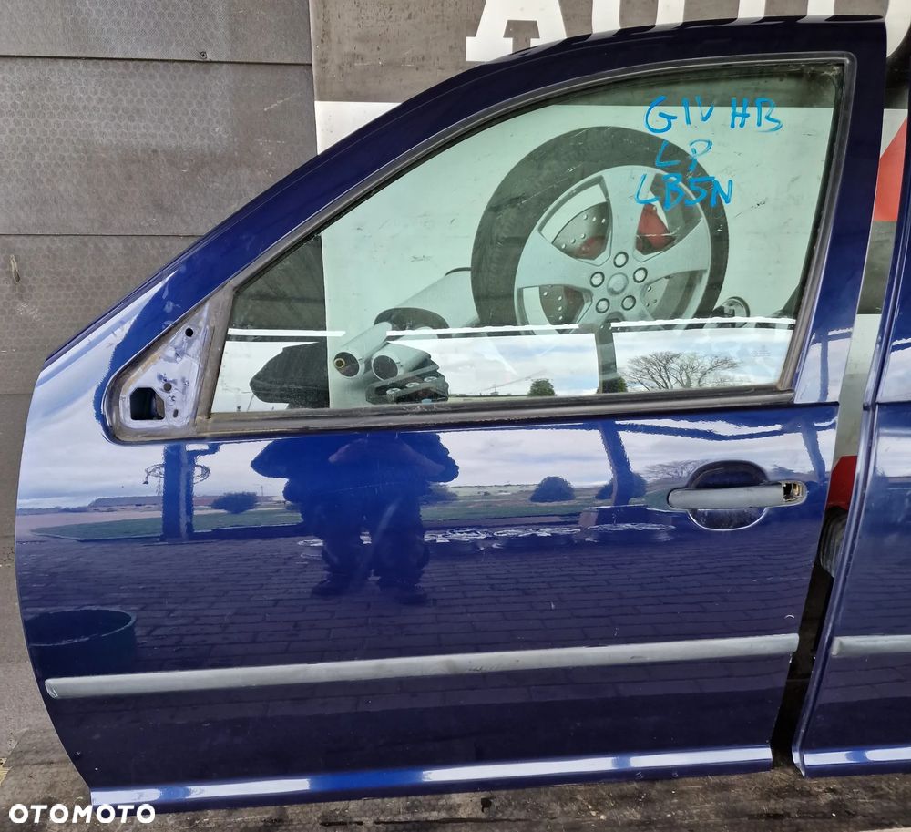 DRZWI LEWE TYŁ VW GOLF IV HB 5D LB5N - 5