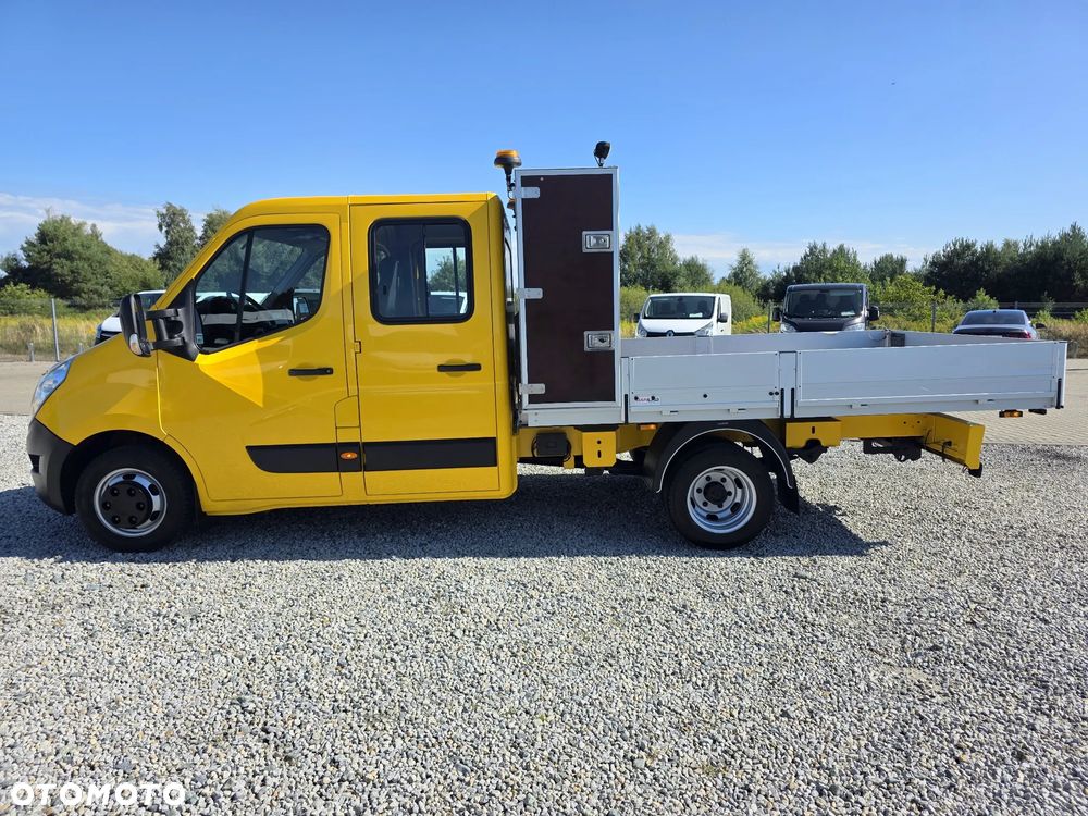 Renault MASTER 2,3 DCI 145 KONNA DOKA BRYGADÓWKA 7 OSOBOWA 3,3M SKRZYNIA KLIMA WEBASTO 162T/KM PRZEBIEGU GWARANCJA BLIŻNIAKI DO 3,5T - 2