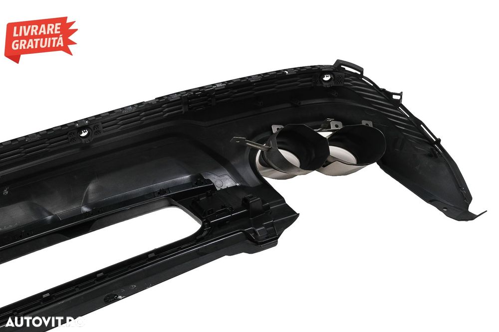 Difuzor Bara Spate Evacuare Dubla Audi Q7 SUV 4M Facelift (2020-2025)- livrare gratuita - 8