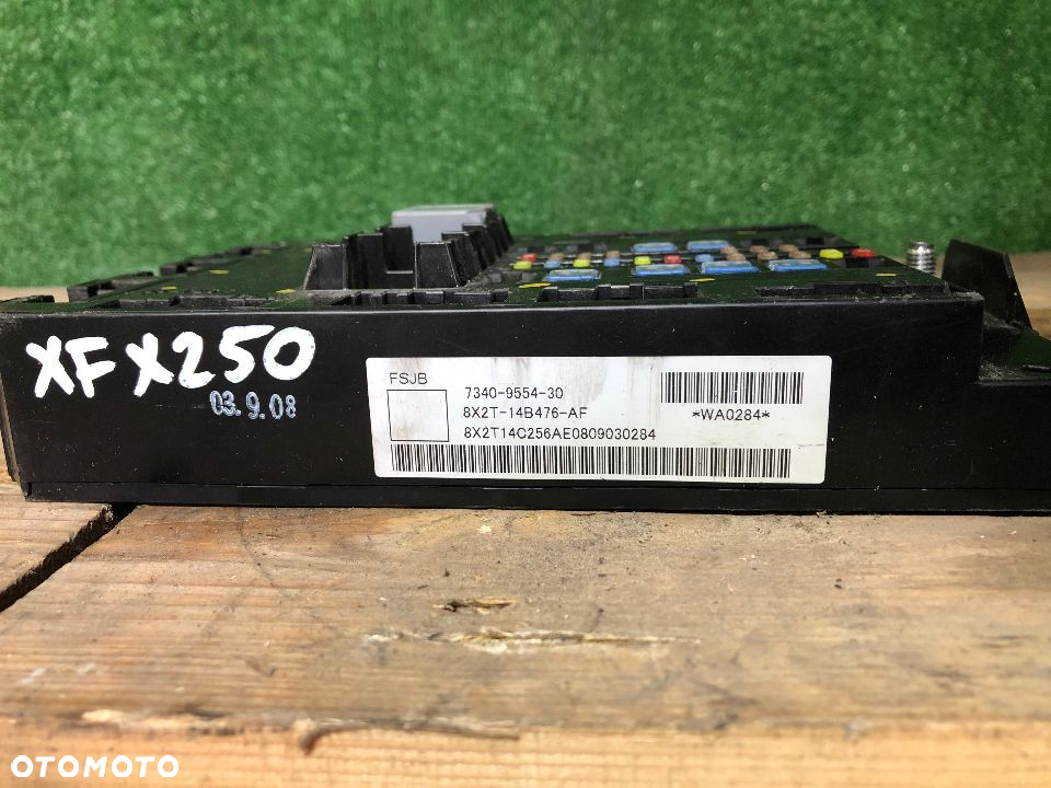 JAGUAR XF X250 07- MODUŁ BSI BSM SKRZYNKA BEZPIECZNIKÓW 8X2T-14B476-AF - 2