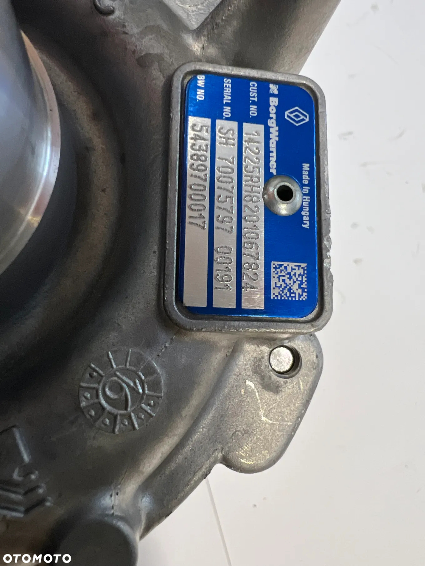 Mercedes Renault Opel1,6DCi turbina 54389700017 A6260900400 54389880018 - 5
