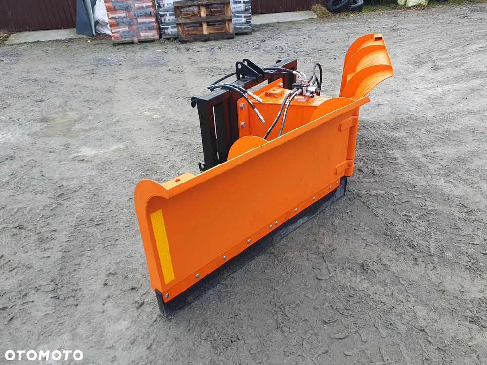 Pług do śniegu 3m strzała do koparko ładowarki terex fermec massey ferguson volvo - 5