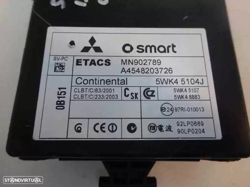 MODULO ELECTRONICO SMART FORFOUR 2004 -A4548203726 - 1