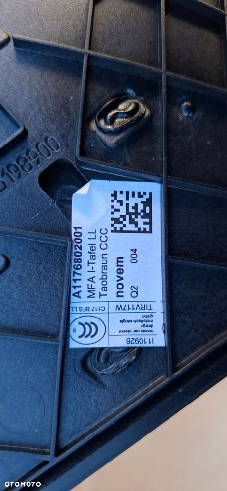 MERCEDES CLA C117 W117 DEKOR LISTWA PRAWA KONSOLI TAOBRAUN A1176802001 - 12