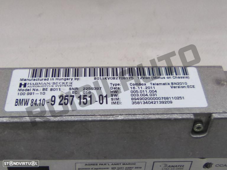 Módulo Bluetooth 925_7151 Bmw 1 (f20) [2011_2019] 118d - 5