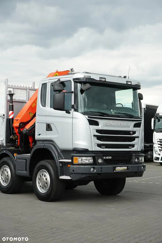 Scania G 400 / E 5 / 8 X 4 / 4 x 4 / WYWROTKA + HDS / TRIDEM / PALFINGER PK 26002 / MANUAL - 37