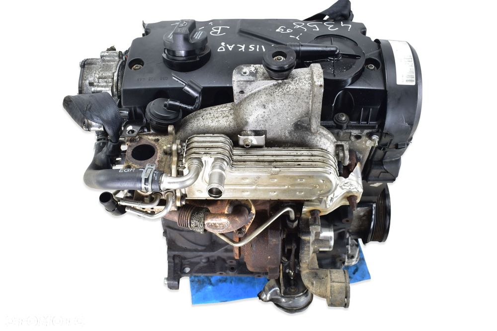 Silnik PASSAT B6 GOLF V TOURAN OCTAVIA II TOLEDO 1.9TDI 105KM BXE KOMPRESJA - 9