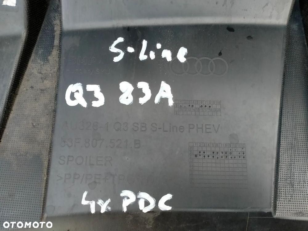 Audi Q3 83A S-LINE / Zderzak Tył Tylny / 4 PDC / Kompletny / ORYGINAŁ - 2