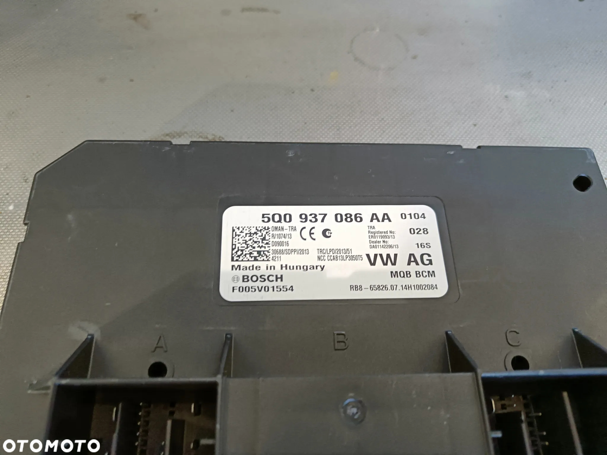 Moduł Komfortu Skoda Octavia 3 Moduł Seat Leon VW Passat Golf Audi Bordenz 5Q0937086AA - 3