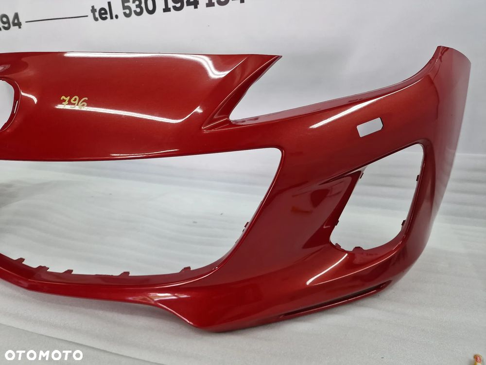 MAZDA 3 LIFT BL 11-13 ZDERZAK PRZEDNI PRZÓD , BORDO METALIK , NR BGV4-50031 , NR AUKCJI NZ796 - 8