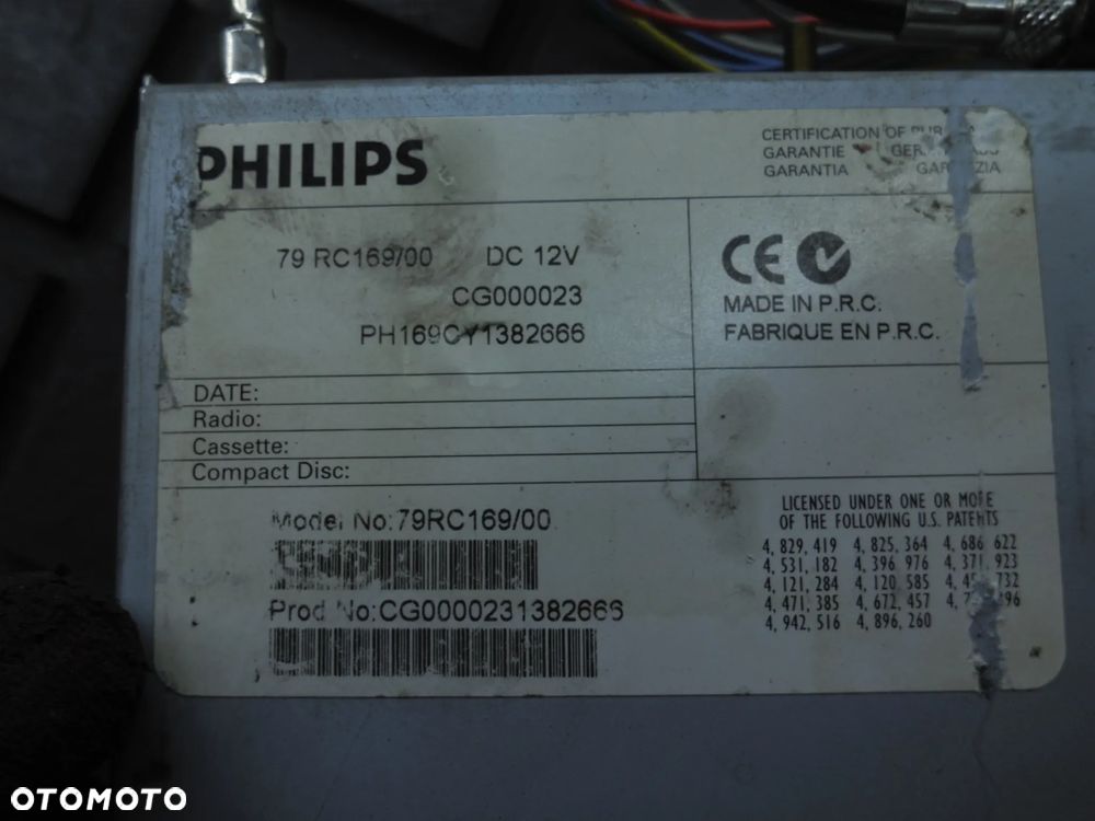PHILIPS RC 169 RADIO SAMOCHODOWE - 2