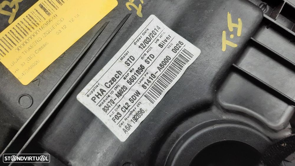 ELEVADOR DE VIDRO TRASEIRO ESQUERDO HYUNDAI I30 BREAK FAMILIAR 2014 - 3