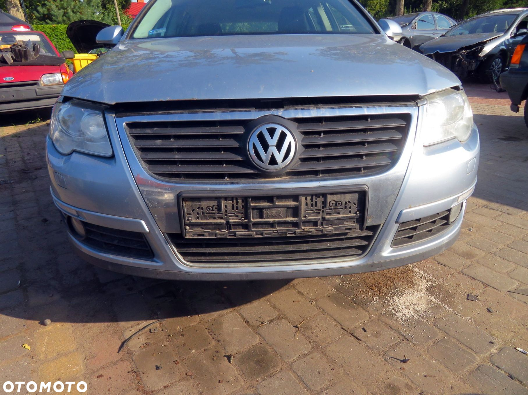 MASKA ZDERZAK BŁOTNIKI LAMPY PASSAT B6 LB5M  VOLKSWAGEN 2005-2010 SREBRNY PRZÓD KOMPLETNY - 10