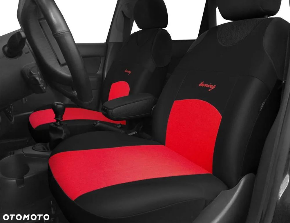 KOSZULKI POKROWCE NA FOTELE SAMOCHODOWE UNIWERSALNE NA PRZÓD MATERIAŁOWE - 13