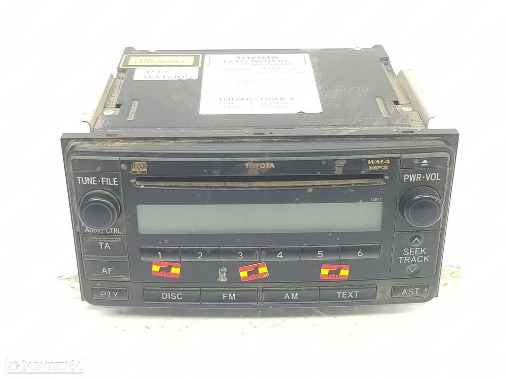 SISTEMA DE ÁUDIO RÁDIO CD TOYOTA HILUX KUN - 1