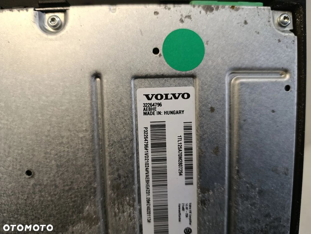 Wzmacniacz audio radia Volvo V60 II 2 S60 III 3 - 5