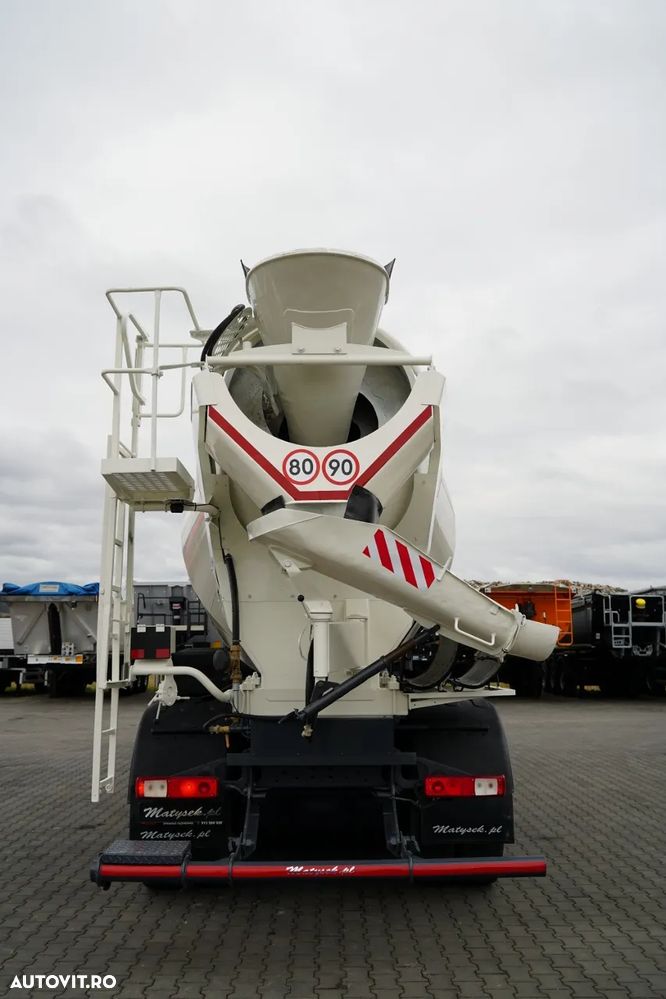 Renault C 430 / 8X4 / BETONIERĂ / MIXER 9 M3 / JANTE DIN ALIAJ / EURO 6 / - 13