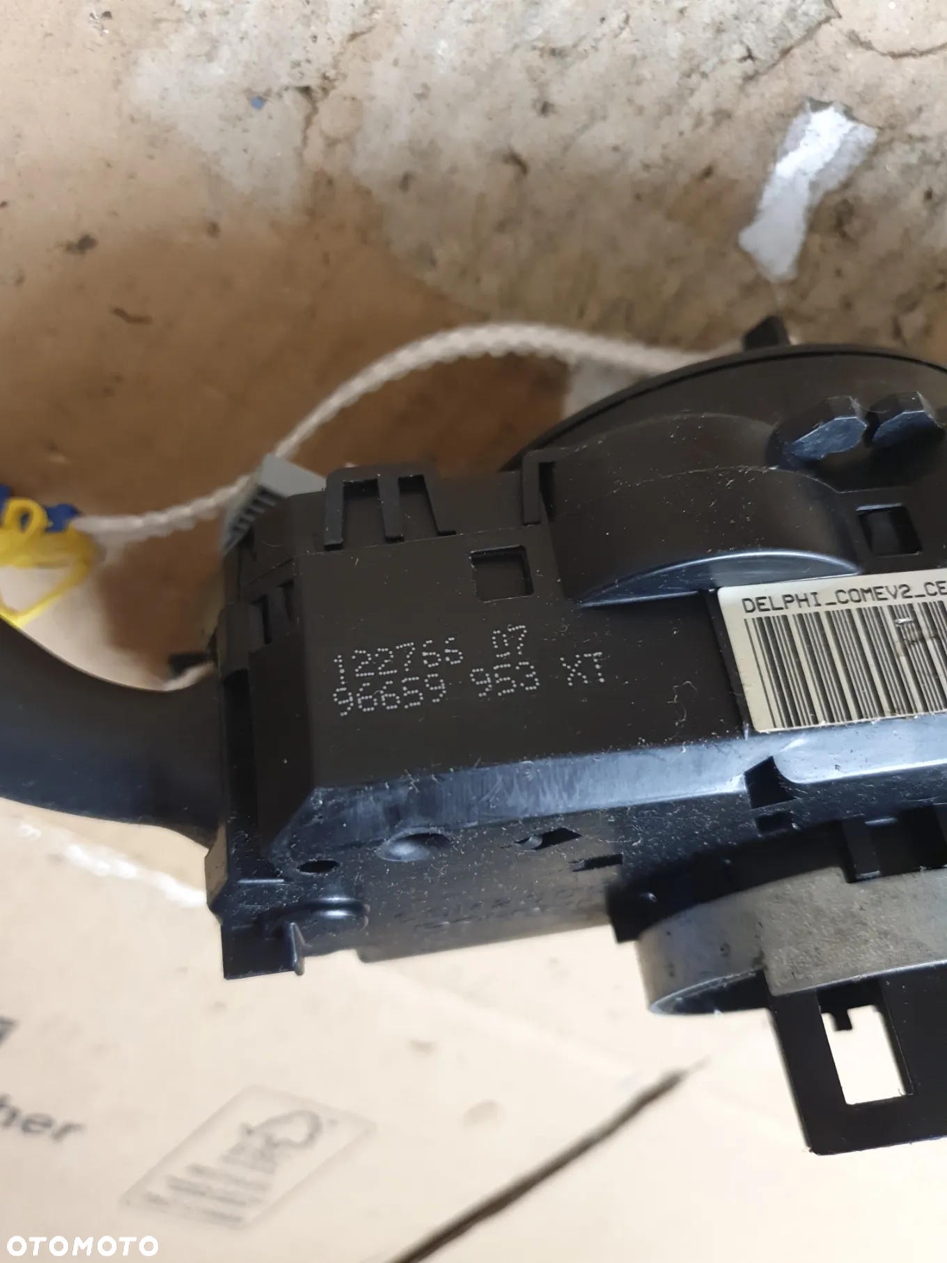 } PRZEŁĄCZNIK ZESPOLONY ŚWIATEŁ KIERUNKOWSKAZÓW AIRBAG PEUGEOT 307 308 96659953XT - 2