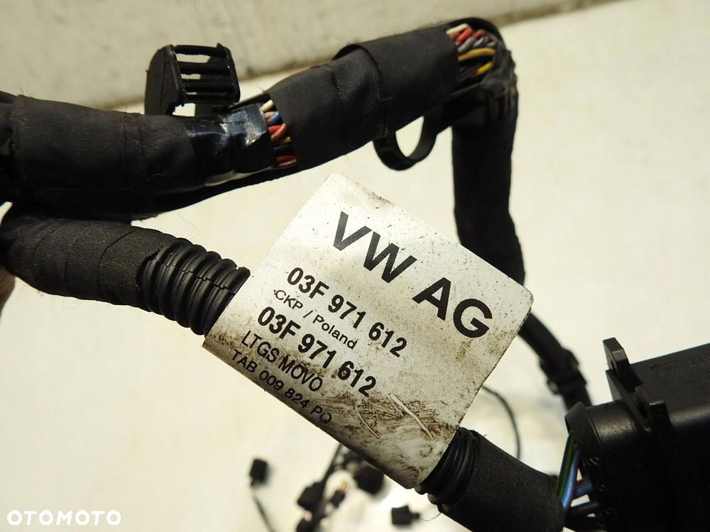 WIĄZKA INSTALACJA SILNIKA SKODA FABIA II 1.2 TSI 03F971612 - 6