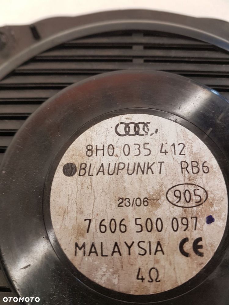 GŁOŚNIK TYLNY TYŁ AUDI A4 B6 B7 CABRIO 8H0035412 - 4