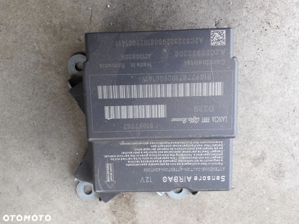 sterownik poduszek airbag 51897787 Grande Punto Evo 1.2 - 1