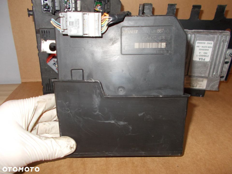 ZESTAW KOMPUTER STEROWNIK BSI LICZNIK KLUCZYK CITROEN PEUGEOT 9651556680 ORYGINAŁ WYSYŁKA! - 10