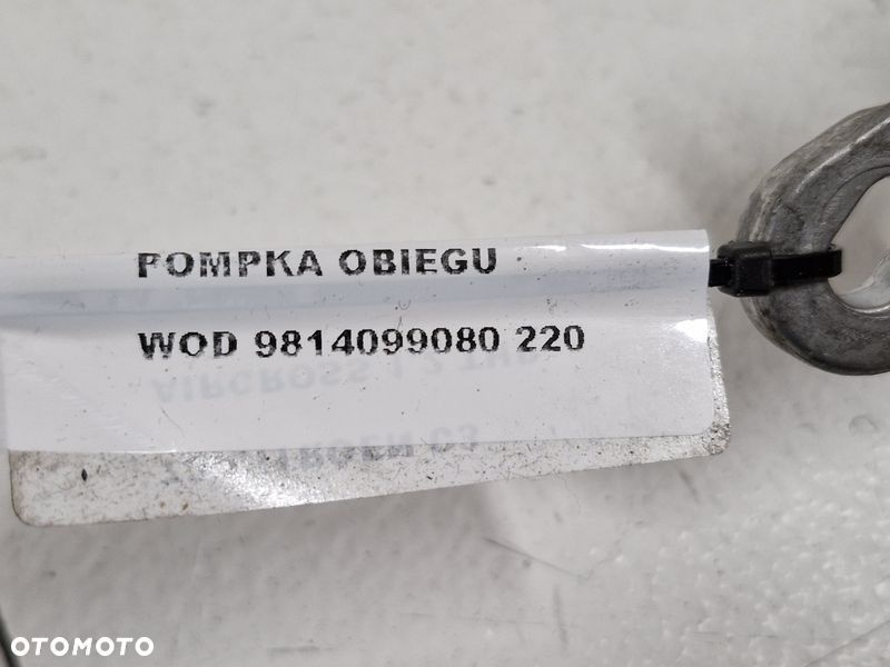 citroen c3 aircross 1.2 thp dodatkowa pompka obiegu wody 9814099080 - 8