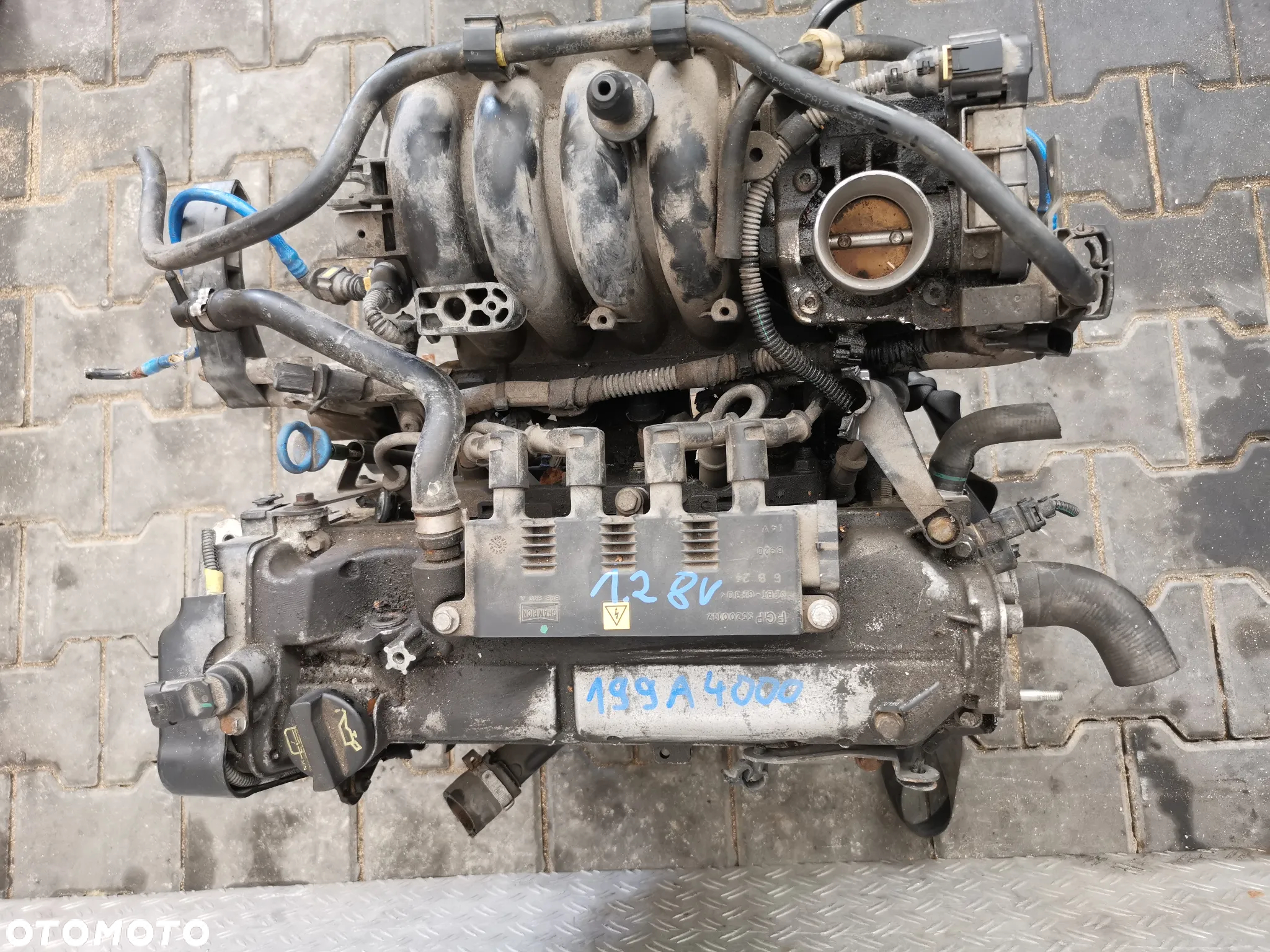 Silnik Fiat Grande Punto 1.2 8V 199A4000 Kompletny - 2