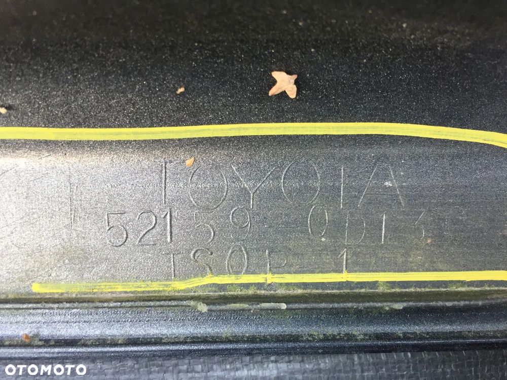 TOYOTA YARIS II 2006-2009 ZDERZAK TYLNY TYŁ - 12