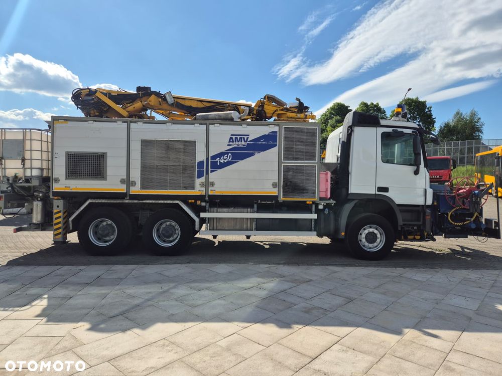 Mercedes-Benz ACTROS 26.41 6X4M / MASZYNA DO NATRYSKU BETONU / SHOTCRETE ROBOT / BETON NATRYSKOWY / IDEALNY DO TUNELÓW I SKAŁ / AMV 7450 / ŻURAW 13 METRÓW / MASZYNA GÓRNICZA / SPRZĘT TUNELOWY / ZABEZPIECZENIE SKAŁ - 5