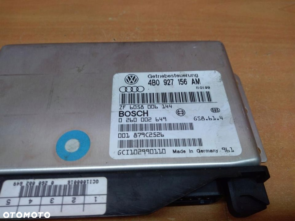 KOMPUTER SKRZYNI BIEGÓW AUDI A6 C5 2.4 4B0927156AM - 4