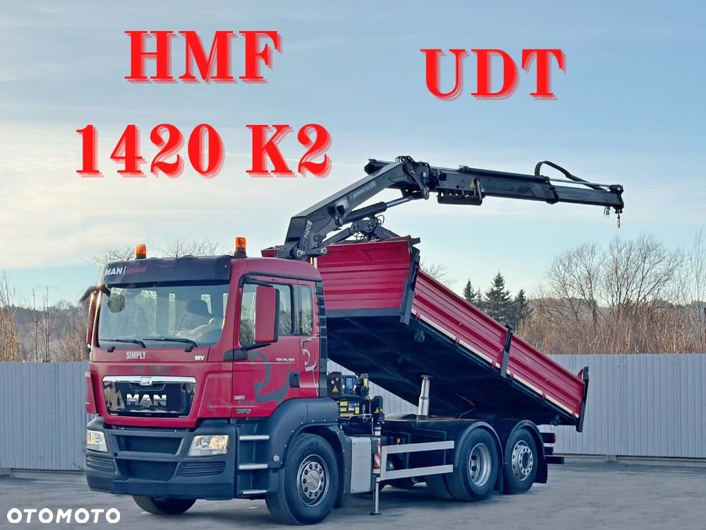 MAN TGS 26.360 * WYWROTKA 5,15m + BORDMATIC + HMF 1420 K2 + PILOT / 6x2 - 1