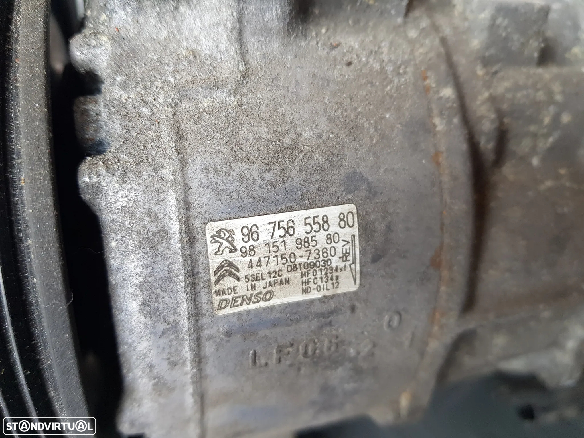 Compressor ar condicionado 1.6 HDI 2.0 HDI  208 3008 308  C3 C4 DS4 DS5 DS3 2013-2019 - 3
