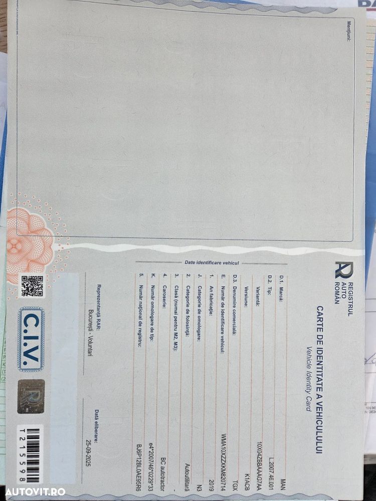 MAN TGX 18.500 4x2, 2019, 581.059km KIT BASCULARE, jante AL,Camera spate, AUTOMATA+INTARDER 6 trepte, Argintiu  metalizat, FRIGIDER, BALOANE FATA, Parasolar, GOARNE, Bara metalica fata, STARE FOARTE BUNA-POSIBILITATE LEASING 4 ani-PROMOTIE 25.900 EUR+Tva - 9