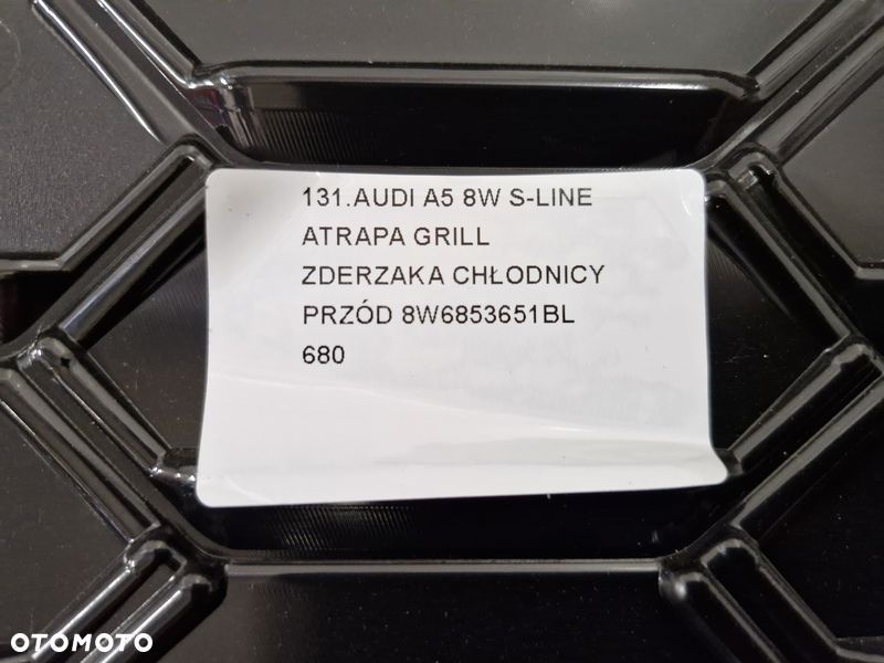 audi a5 8w s-line atrapa grill zderzaka chłodnicy przód 8w6853651bl - 9