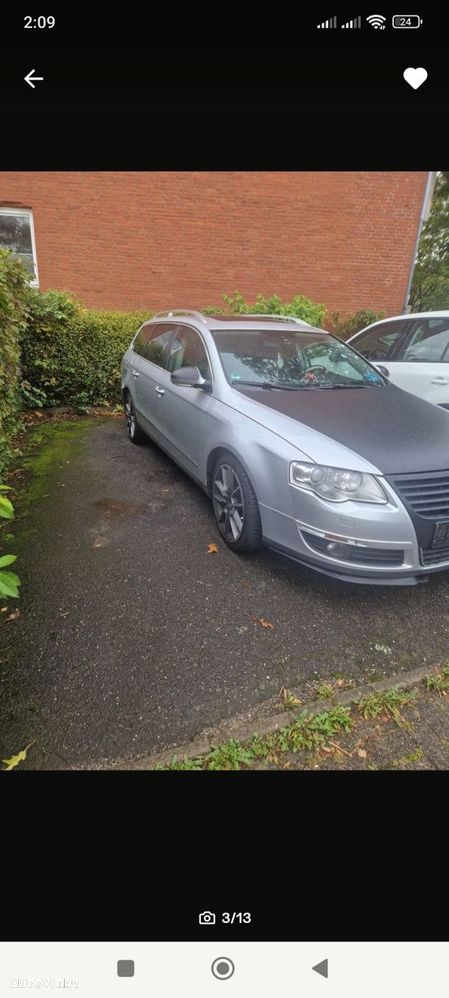 Bară față grilă capotă Volkswagen Passat B6 2005-2010 - 4